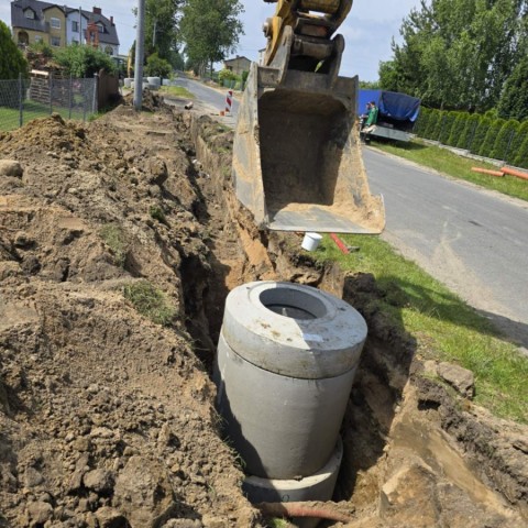 Powiększ obraz: Budowa kanalizacji sanitarnej w miejscowości Brzuśce